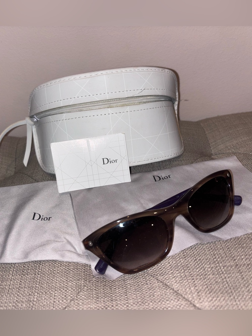 Vintage Dior Sunglass Collection Les Marquises Dior Hatutaa With White Case